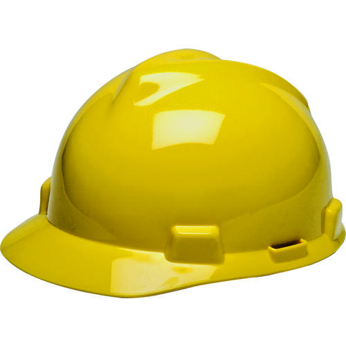 Safety Works SWX00347-01 SWX00347 Hard Hat, 4-Point Textile Suspension, HDPE Shell, Yellow, Class: E