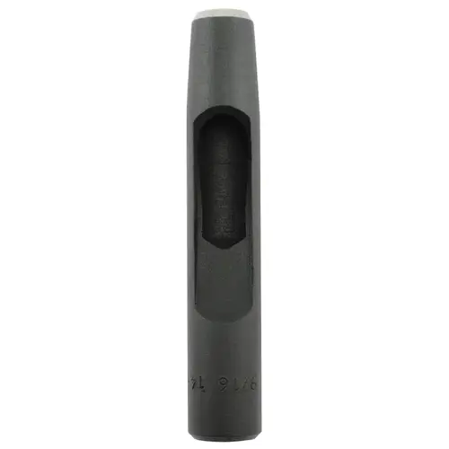 Hollow Punch, 9/16 in Tip, 4-39/64 in L, Steel Black-Oxide