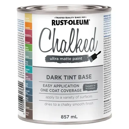 Chalked Paint, Ultra Matte, Dark, 30 oz