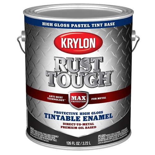 Rust Tough Tintable Enamel, Gloss, Pastel, 1 gal - pack of 4