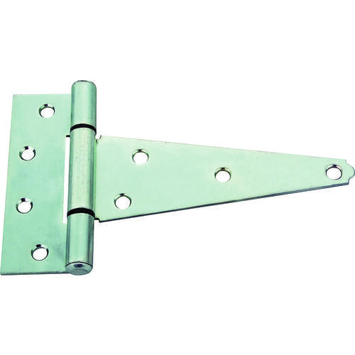 T-Hinge, Steel, Zinc, Fixed Pin, 180 deg Range of Motion, 70 (Pc) lb