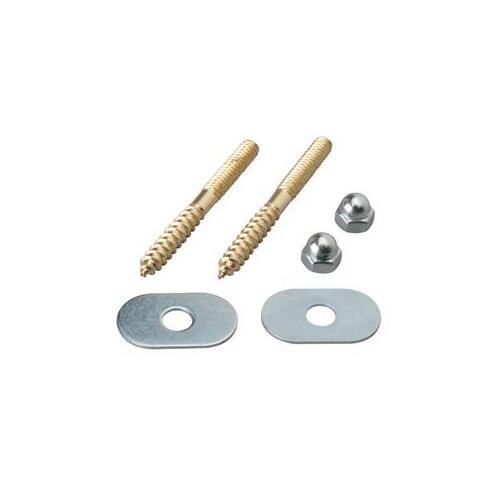 M-Line Series Toilet Floor Screw, Brass - pack of 2