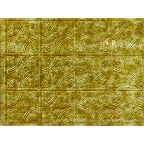 Backsplash Panel, 24 in L, 18 in W, Thermoplastic, Bermuda Bronze