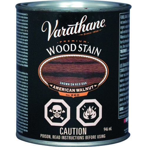 Varathane Y215325H Wood Stain, American Walnut, Liquid, 946 mL
