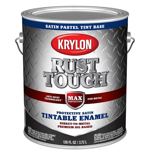 Rust Tough Enamel, Satin, Pastel Tint Base, 1 gal