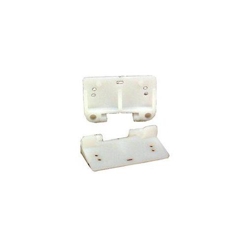 Drawer Guide, Plastic, White