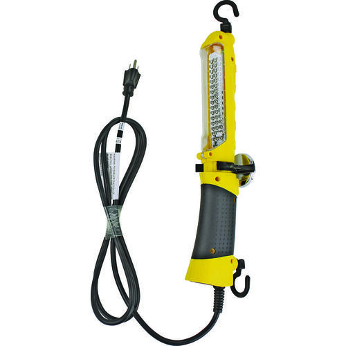 PowerZone ORTLLED48606 Drop Light, 120 V, 6 ft L Cord, Yellow