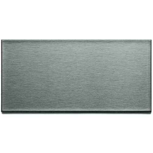 ASPECT A5250-XCP5 Wall Tile, 6 in L, 3 in W, 1/8 in Thick, Metal, Brushed Stainless Steel - pack of 5