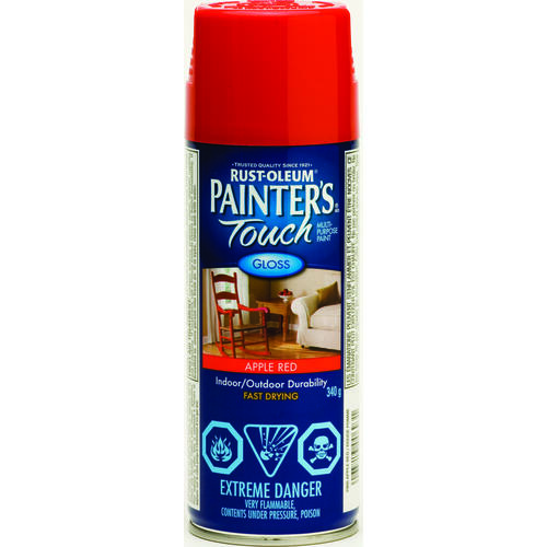 PAINTER'S Touch Spray-On Paint, Apple Red, 340 g, Aerosol Can