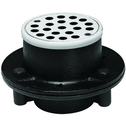 Shower Drain, Iron, Black