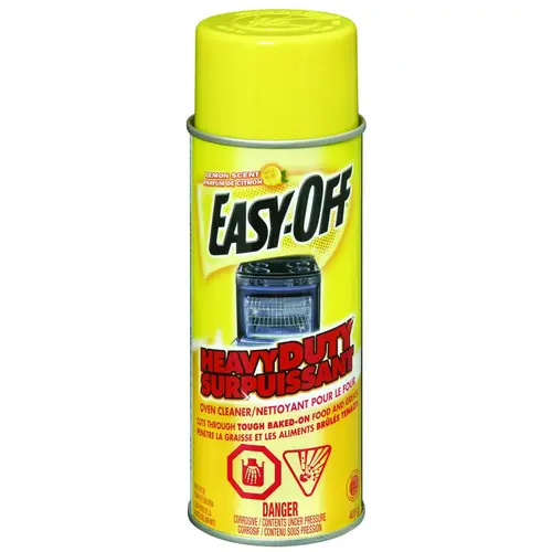 Oven Cleaner, 400 g Aerosol Can, Liquid, Lemon, White