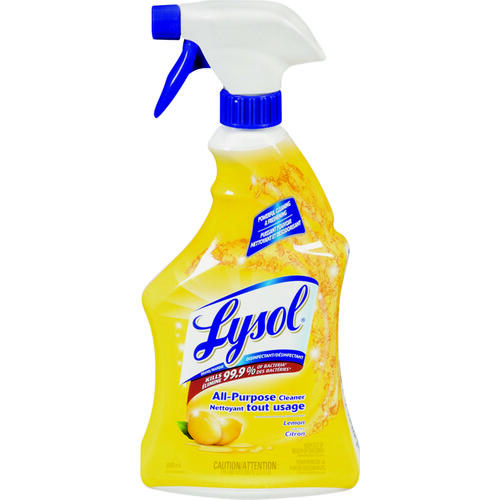 LYSOL 75227-GQC Household Cleaner, 650 mL Spray Bottle, Liquid, Lemon Breeze