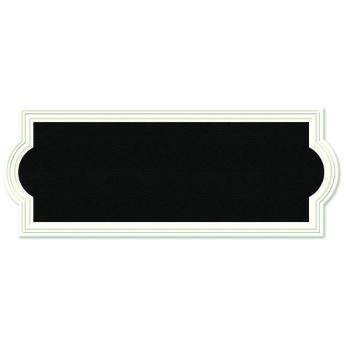 Address Plaque, Rectangular, Plastic, Off-White