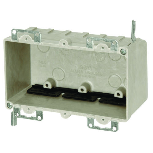 fiberglassBOX 9313-EWK Electrical Box, 3 -Gang, Fiberglass Reinforced Polyester BMC, Beige/Tan