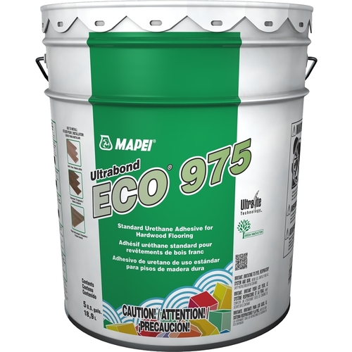 Ultrabond ECO 975 Standard Urethane Adhesive, Paste, Odorless, Tan, 5 gal Pail