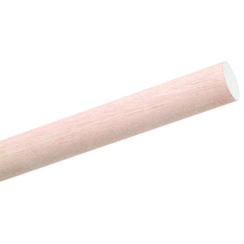 Dowel Rod, 1/2 in Dia, 48 in L, Birchwood - pack of 20