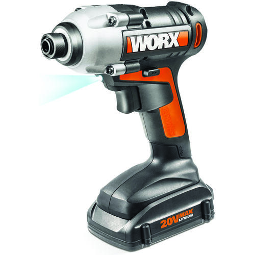 Impact Driver, Battery Included, 20 V, 1.5 Ah, 1/4 in Drive, 3000 ipm, 2500 rpm Speed