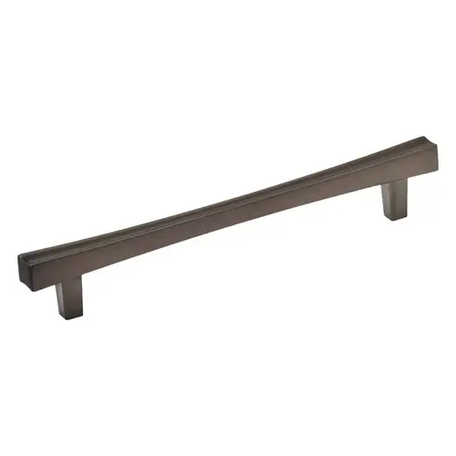 Cabinet Pull, 7-7/8 in L Handle, 1/2 in H Handle, 1-1/4 in Projection, Metal, Honey Bronze