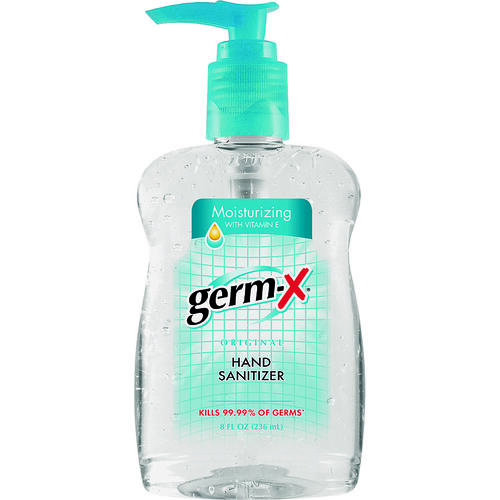 Germ-X 1000051896 30694 Hand Sanitizer Clear, Floral, Clear, 8 oz Bottle