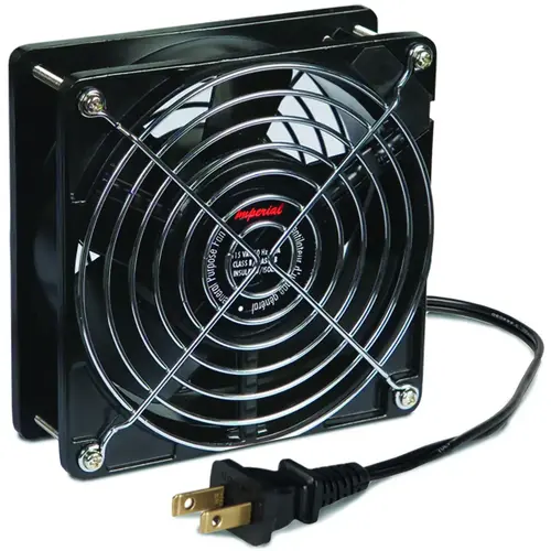 Circulating Fan, 110 V, 3000 rpm Speed, Black