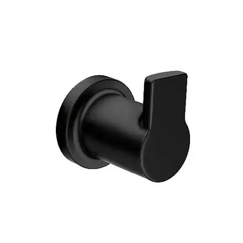 Rinza Single Robe Hook, Matte Black