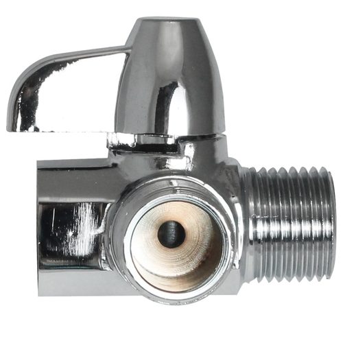 Valve Shower Diverter, Polished Chrome, For: Wall-Mount and Handheld Showers