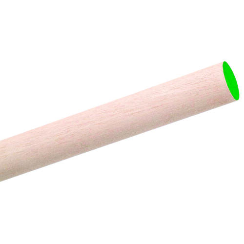 Dowel Rod, 1/4 in Dia, 36 in L, Birchwood