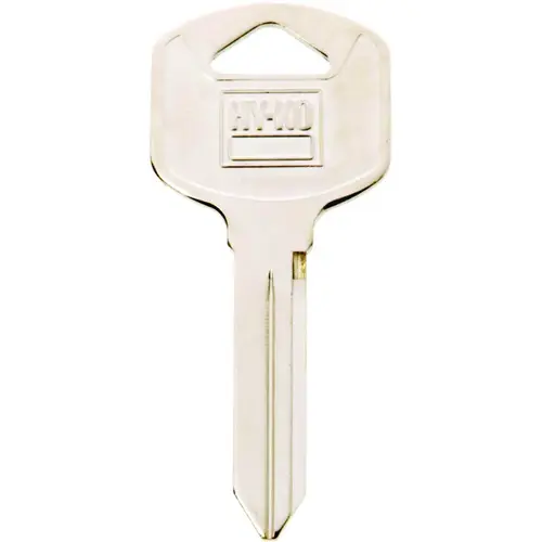 Key Blank, Brass, Nickel - pack of 50