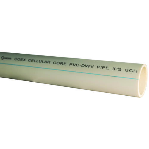 JM EAGLE 30650 Pipe, 11/2 in, 20 ft L, Solvent Weld, SCH 40 Schedule