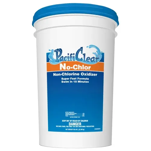 No-Chlorine Pool Chemical, 50 lb Pail, Granular, Chloramine