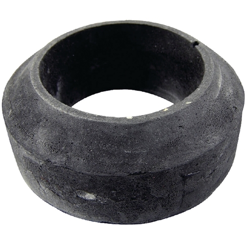 Tank-To-Bowl Spud Gasket, 2-1/16 in ID x 3-1/8 in OD Dia, Rubber, Black, For: Gerber Toilets