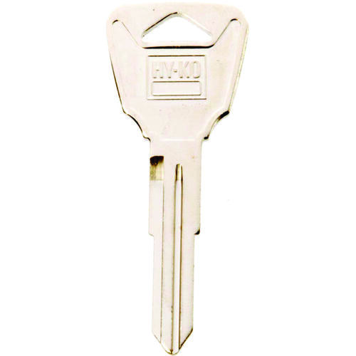 Automotive Key Blank, Brass, Nickel, For: Honda Vehicle Locks