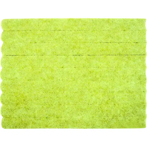 Furniture Pad, Felt Cloth, Beige, 6 x 1/2 in Dia, 1/2 in W, 3/16 in Thick, Square - pack of 9