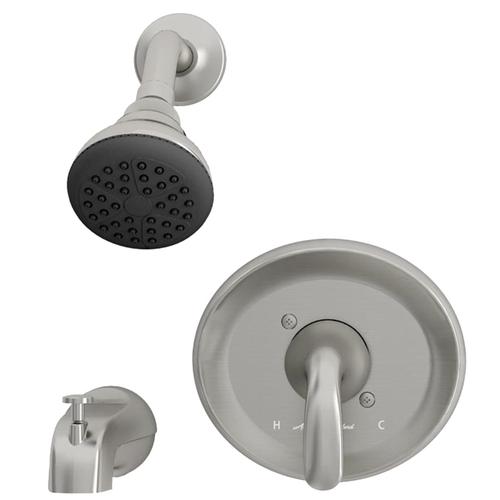Cadet Suite Series Tub and Shower Faucet, Adjustable Showerhead, 2 gpm Showerhead