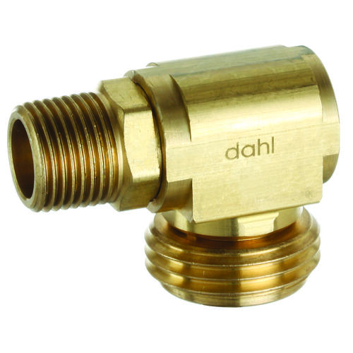 Dahl Brothers 620-62-04-BAG Mini-Ball Elbow, 3/8 in, MIP, Male Hose