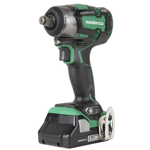 Metabo HPT WR18DBDL2M Impact Wrench Kit, Tool Only, 18 V, 3 Ah, 1/2 in Drive, Square Drive, 3600 bpm IPM