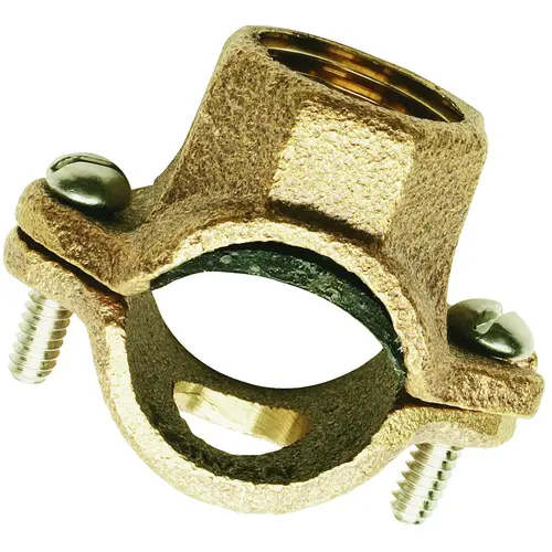 Saddle Tee, Chrome Plated