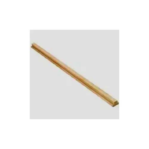Drawer Slide, Center Mounting, 22-1/2 in L Rail, 1.09 in W Rail, Wood Natural