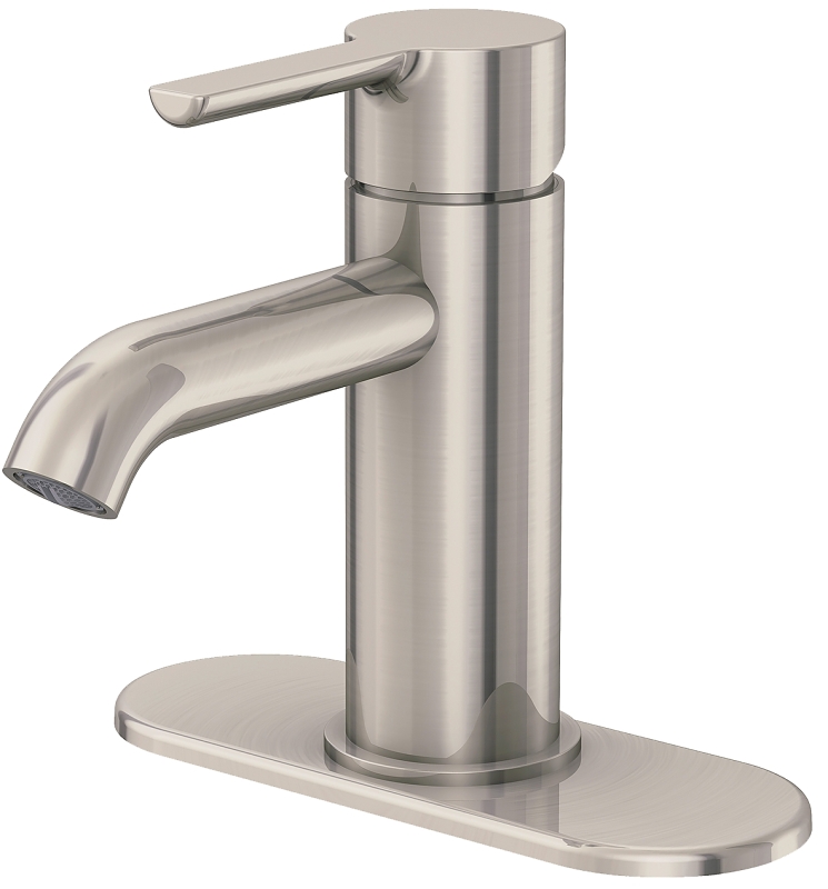 Boston Harbor FS6A0128NP Lavatory Faucet, 1-Faucet Handle, Brushed Nickel