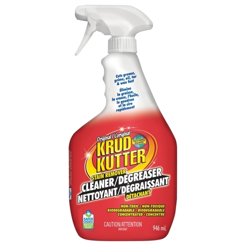 Krud Kutter 287785 Cleaner and Degreaser, 946 mL Bottle, Liquid, Solvent