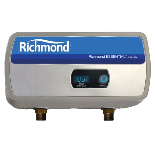 Richmond RMTEX-06 Electric Heater, 29 A, 220 V, 5.5 kW, 0.998 % Energy Efficiency, 0.5 to 2 gpm