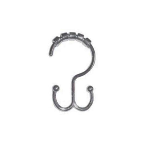 Decorative Ball Shower Curtain Hook, Metal, Bronze, 3.66 in W, 6.66 in H