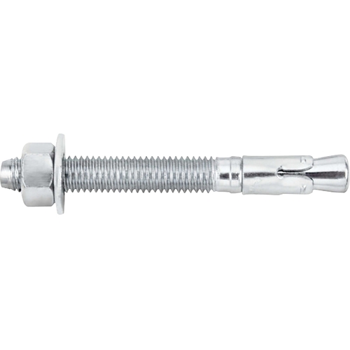 Power-Stud 7404SD1 Wedge Anchor, 1/4 in Dia, 3-1/4 in OAL, Carbon Steel, Zinc - pack of 100