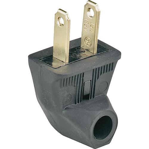 Eaton BP84BK-SP Electrical Plug, 2 -Pole, 15 A, 125 V, NEMA: NEMA 1-15, Black