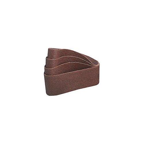 Sanding Belt, 4 in W, 24 in L, 50 Grit, Coarse, Aluminum Oxide Abrasive - pack of 10