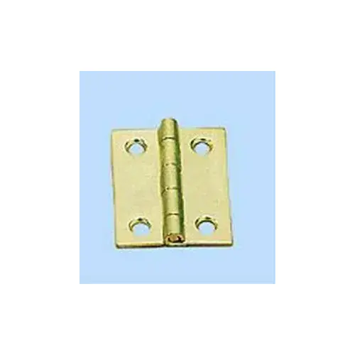 Narrow Butt Hinge - 1 in (25.40 mm) Brass