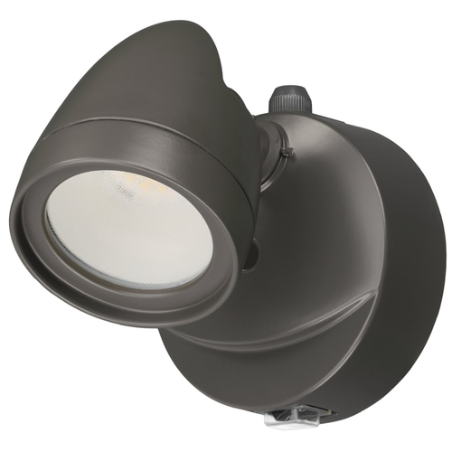 ETi 51404141 Dusk-to-Dawn Security Light with Lumen Boost, 120 VAC, 1-Lamp, LED Lamp, Bright White Light