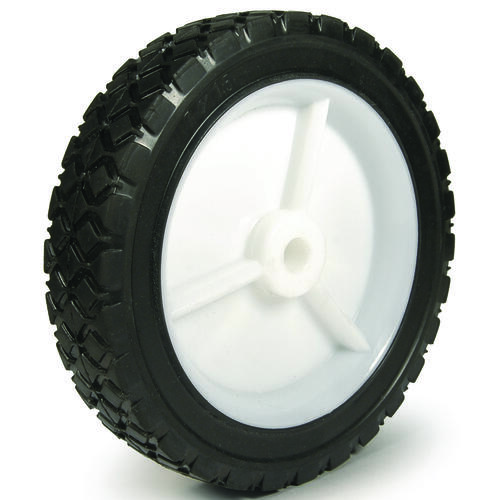 Hub Wheel, Light-Duty, Rubber, For: Lawn Mowers, Garden Carts and Other Portable Equipment's