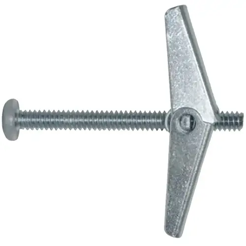 Reliable STZ182VVA Spring Toggle Bolt, 2 in L, Metal, Zinc - pack of 25