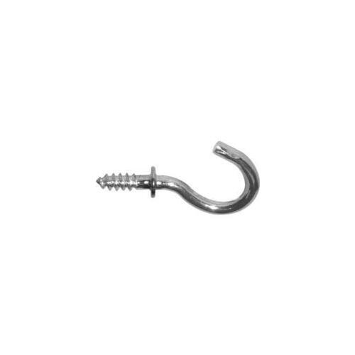 Reliable CHB114MR Cup Hook, 1-1/4 in L, Metal, Brass - pack of 5